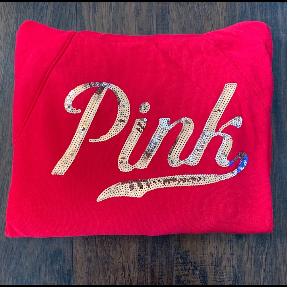 Pink Victoria Secret Over Sized Hoodie